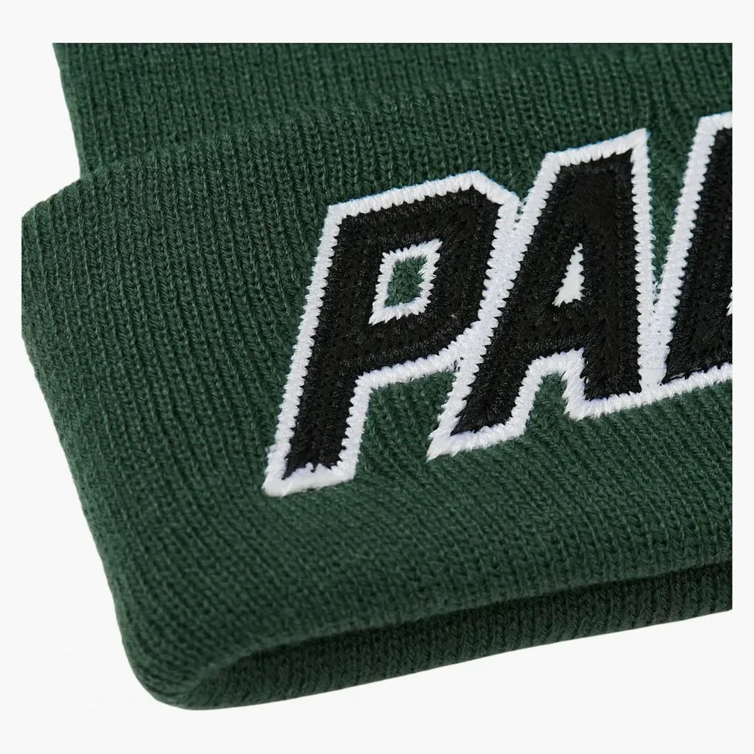Palace Athlique Team Beanie Racey Green - Image 2