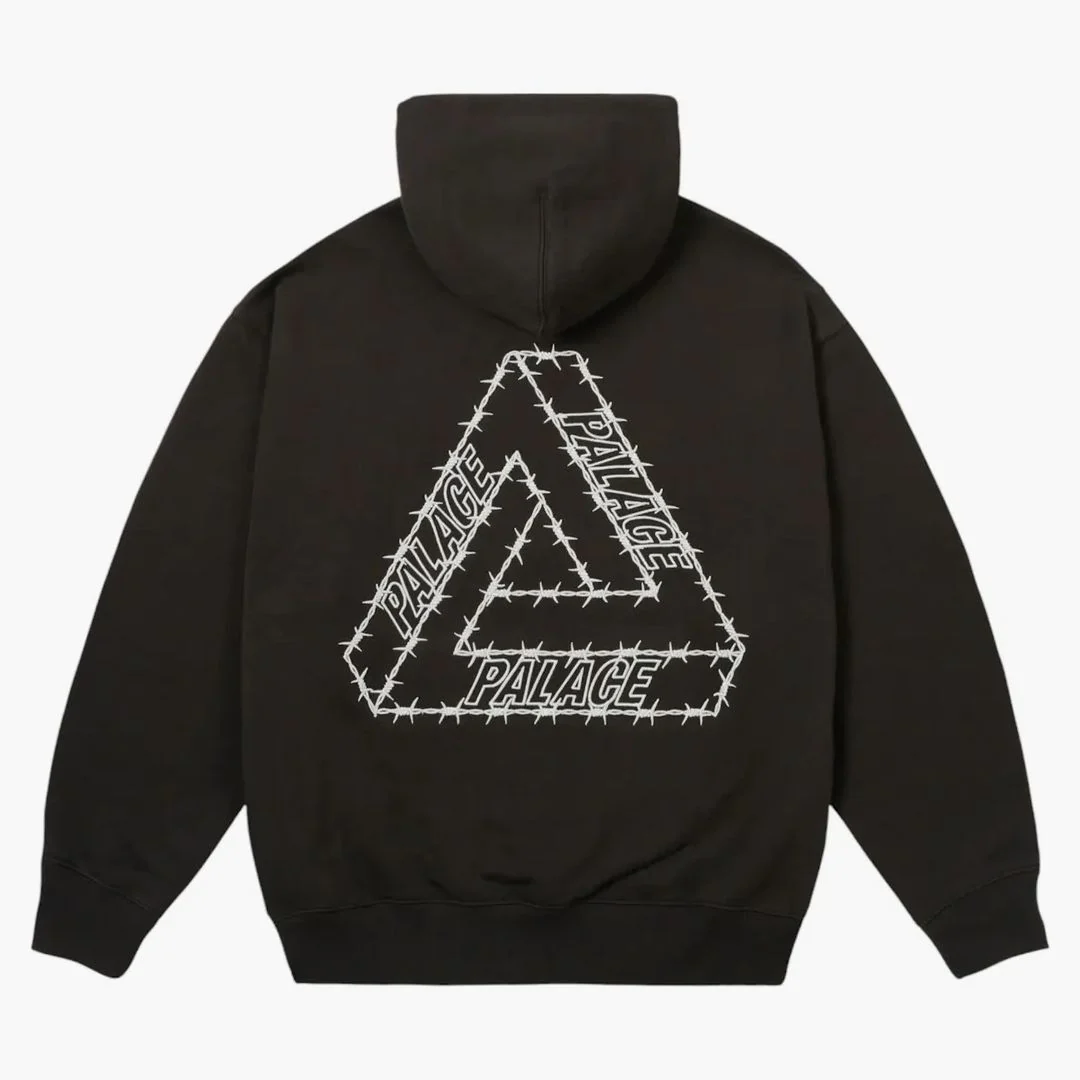 Palace Barbed Tri-ferg Hood Black - Image 2