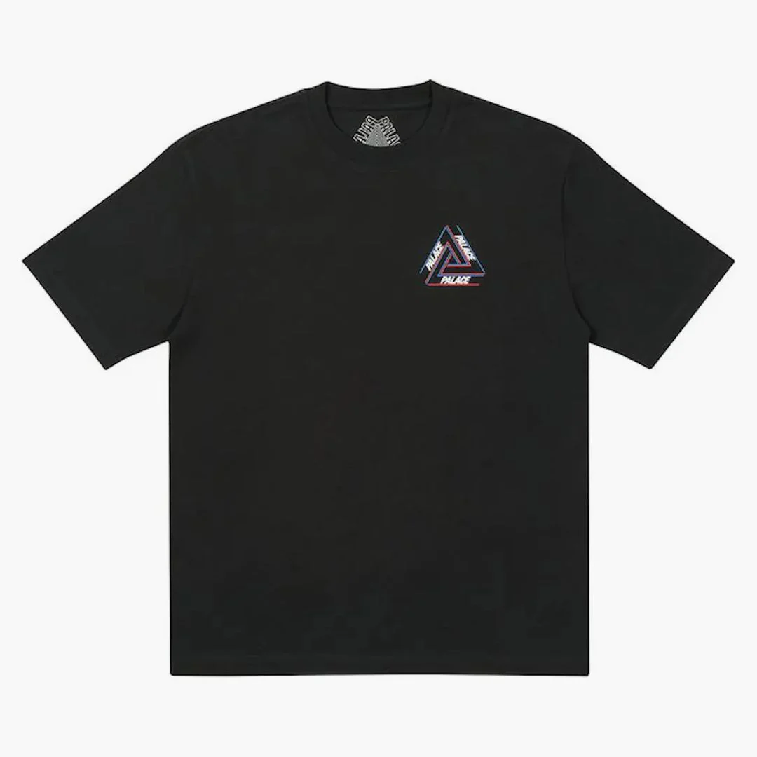 Palace Basically A Tri-ferg T-shirt Black - Image 2