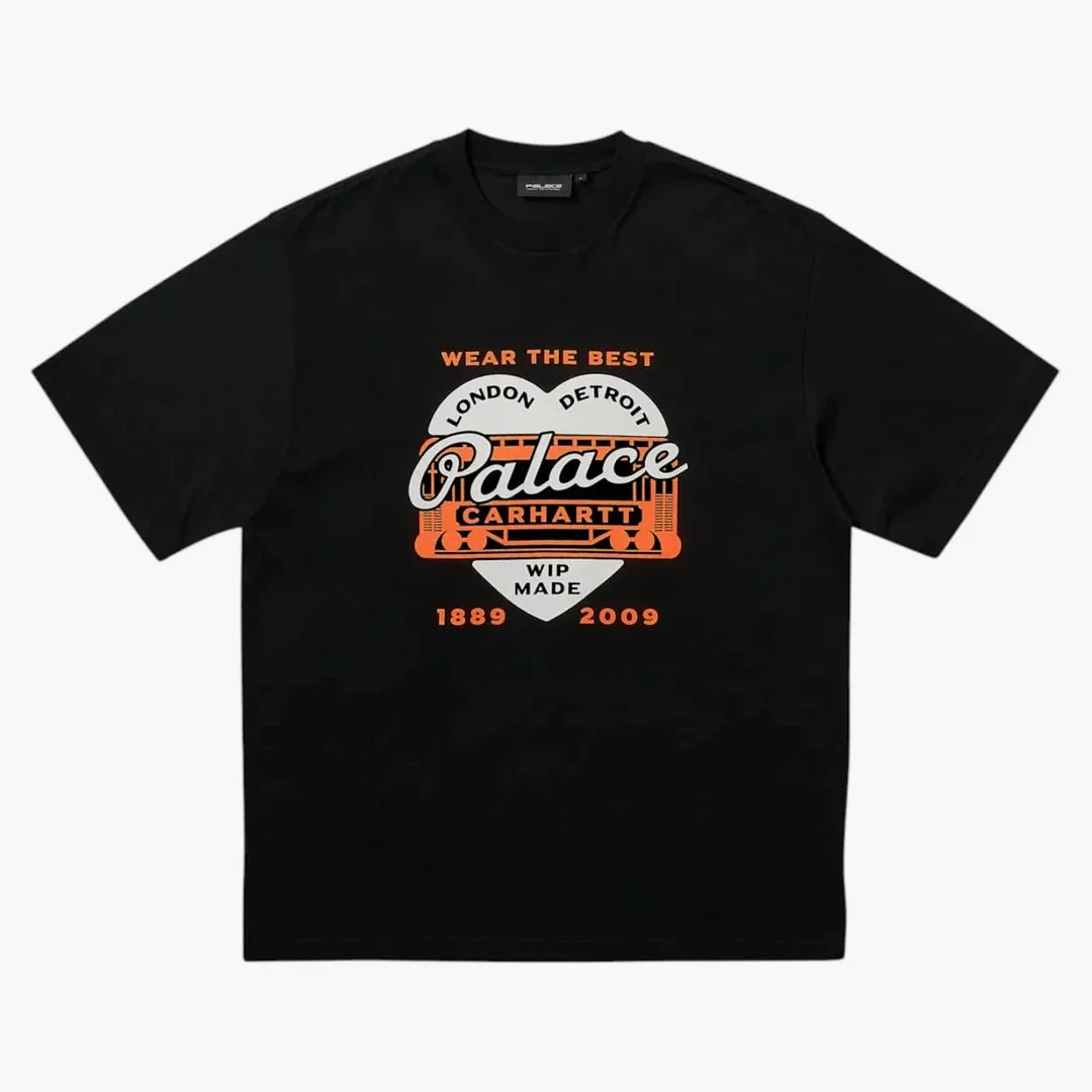 Palace Carhartt Wip Heart T-shirt Black