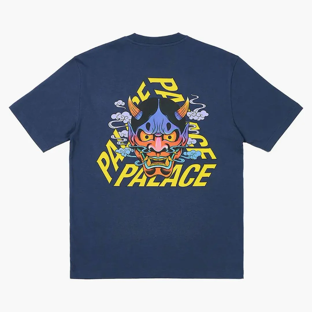 Palace Demon P3 T-shirt Navy - Image 2