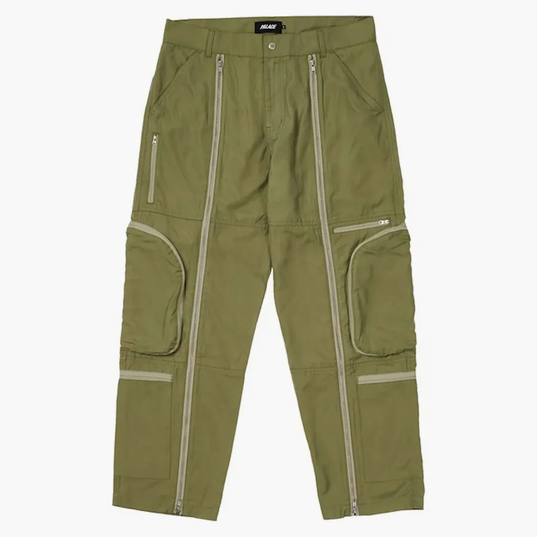 Palace Fl-aight Pant Olive - Image 2