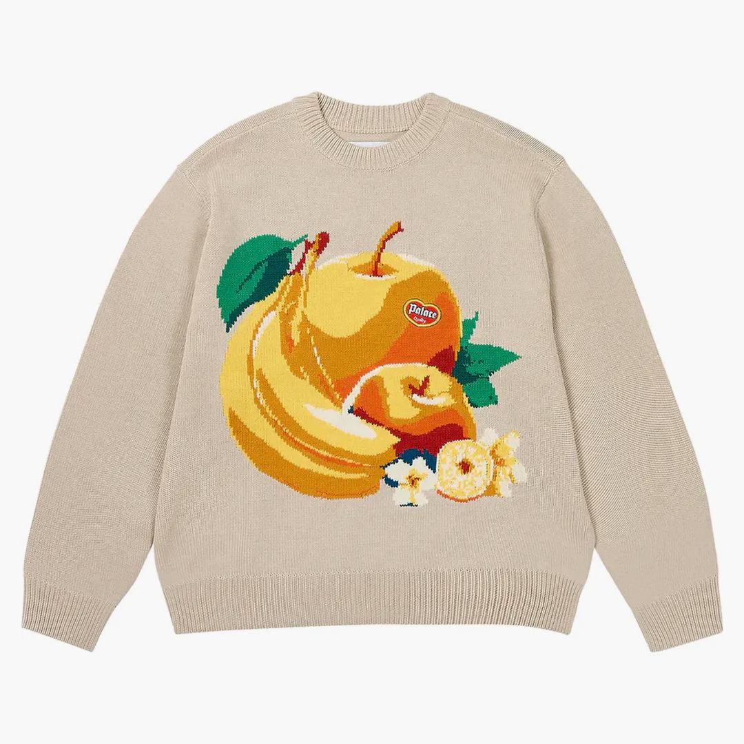 Palace Fruit Life Knit Soft White
