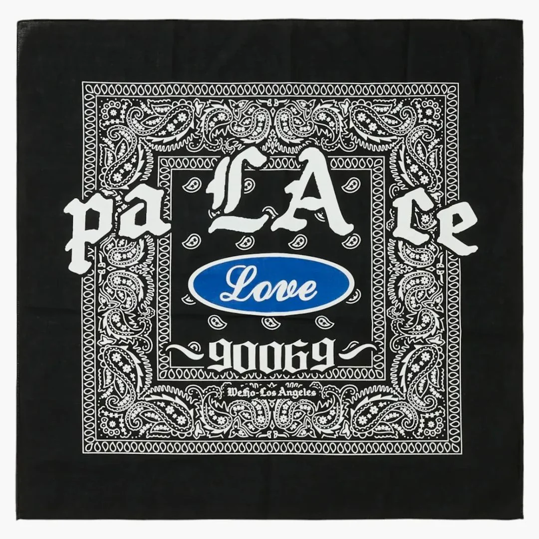 Palace Logo Bandana Black - Image 2