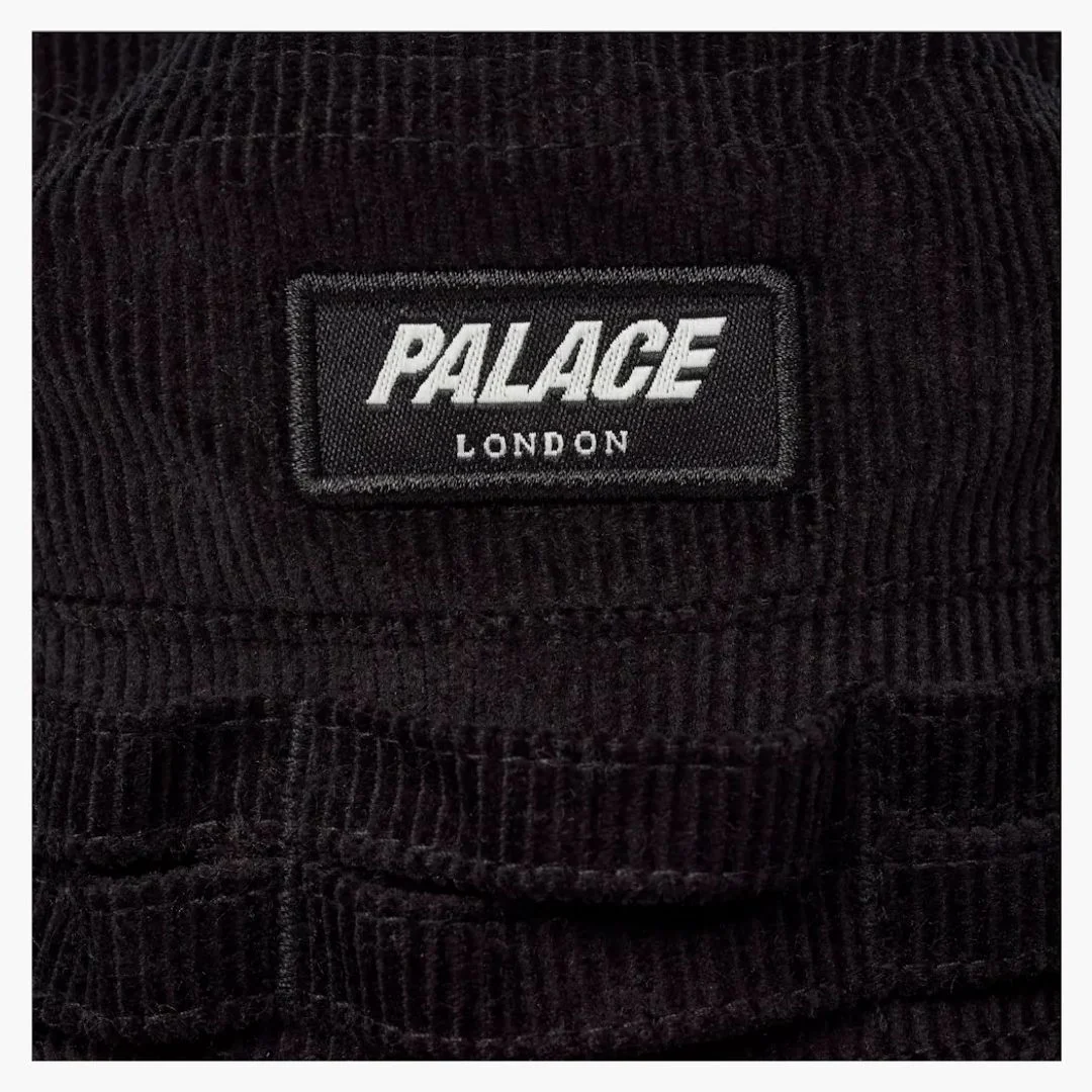 Palace London Cord Boonie Black - Image 2