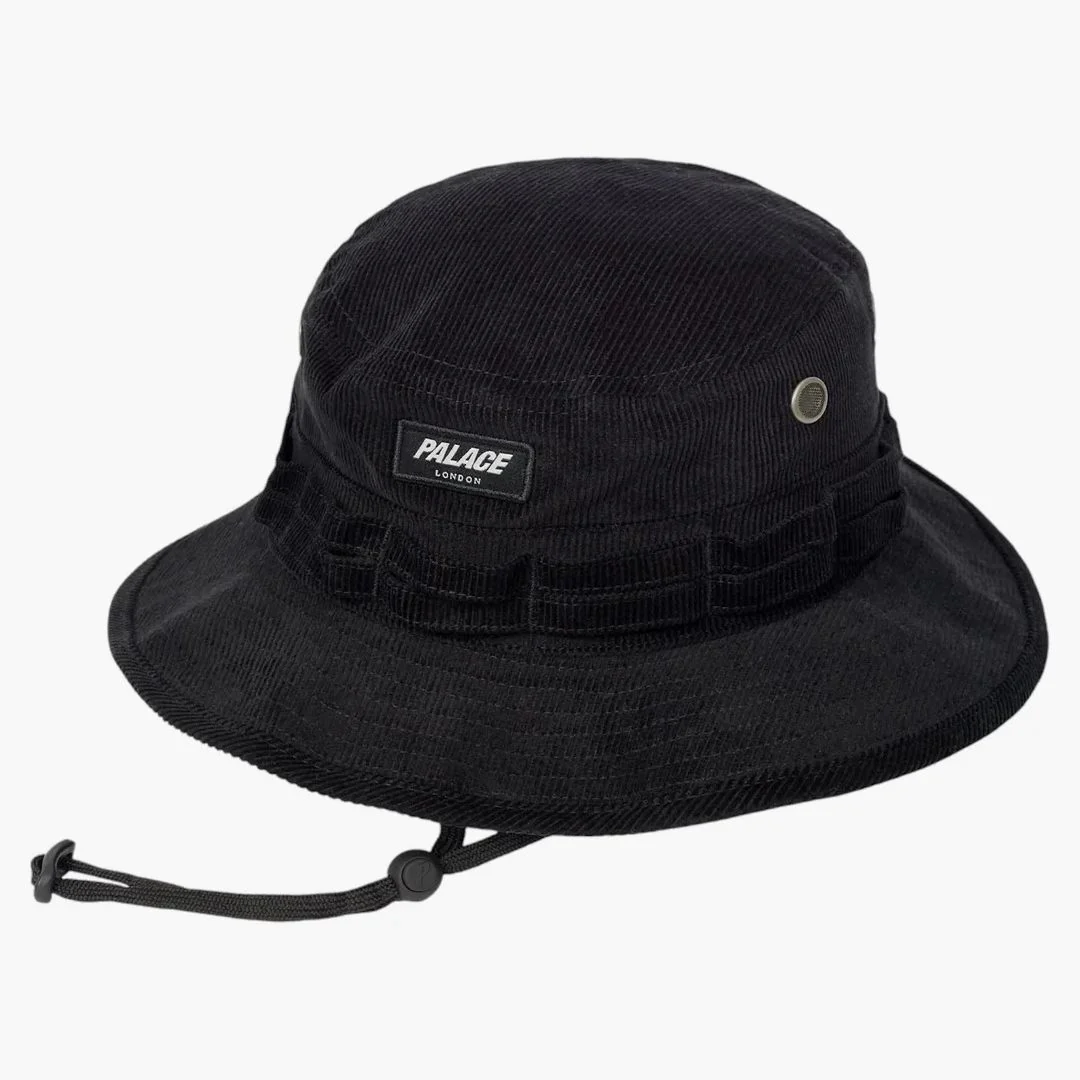 Palace London Cord Boonie Black - Image 3