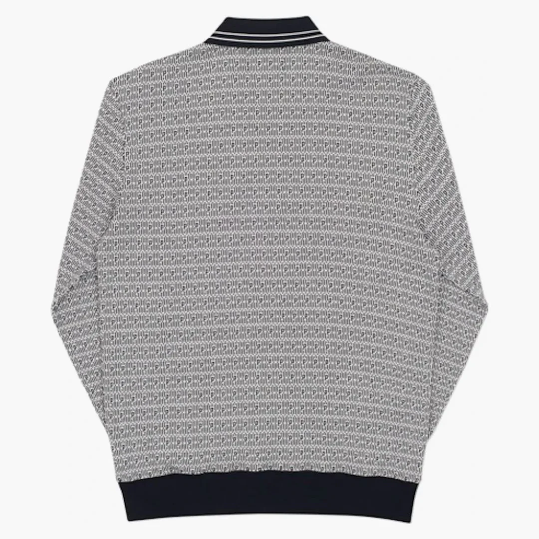 Palace Macro P Heavy Zip Top Black/white