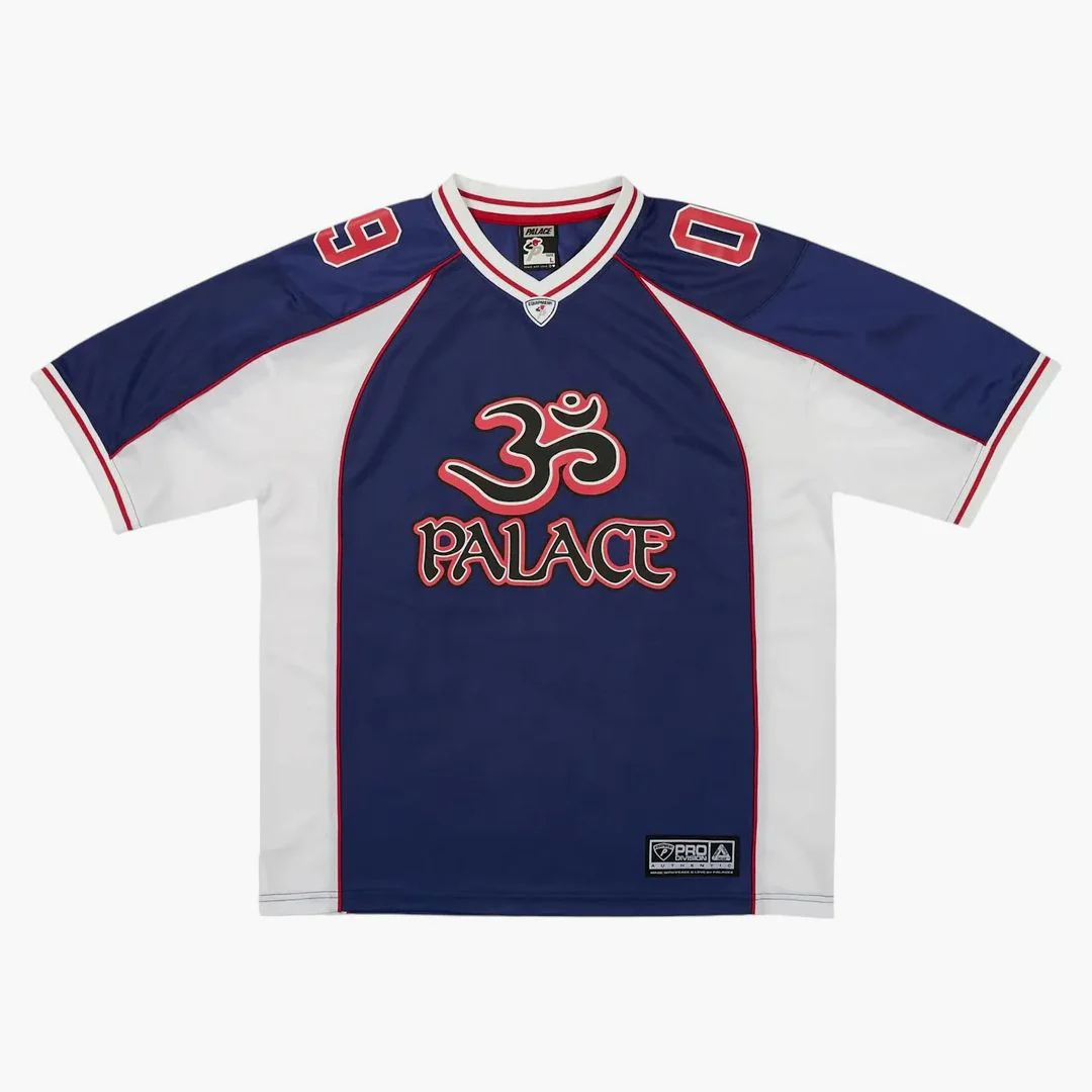 Palace Om Mesh Jersey Navy - Image 2