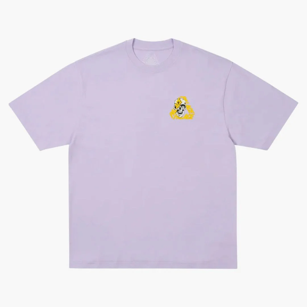 Palace P3 Skull T-shirt Pastel Purple - Image 2