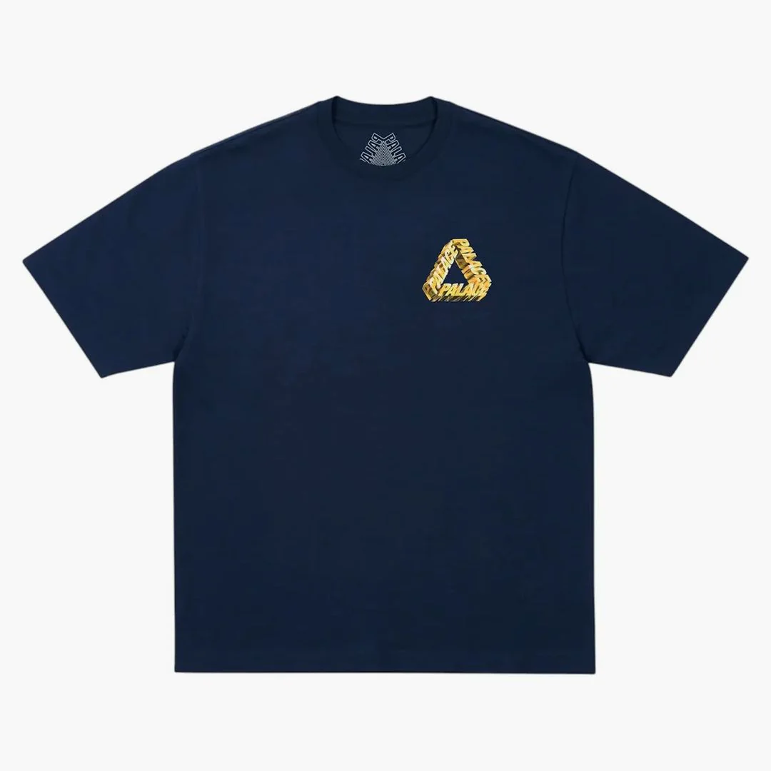 Palace Polished P3 T-shirt Navy - Image 2
