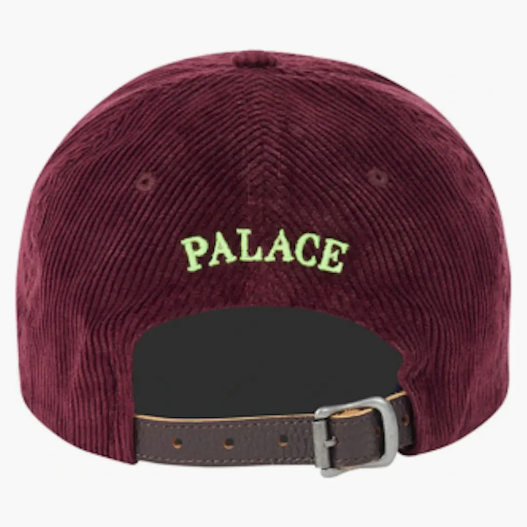 Palace Ralph Lauren Corduroy Classic Polo Cap Rich Ruby/aviator Navy - Image 2