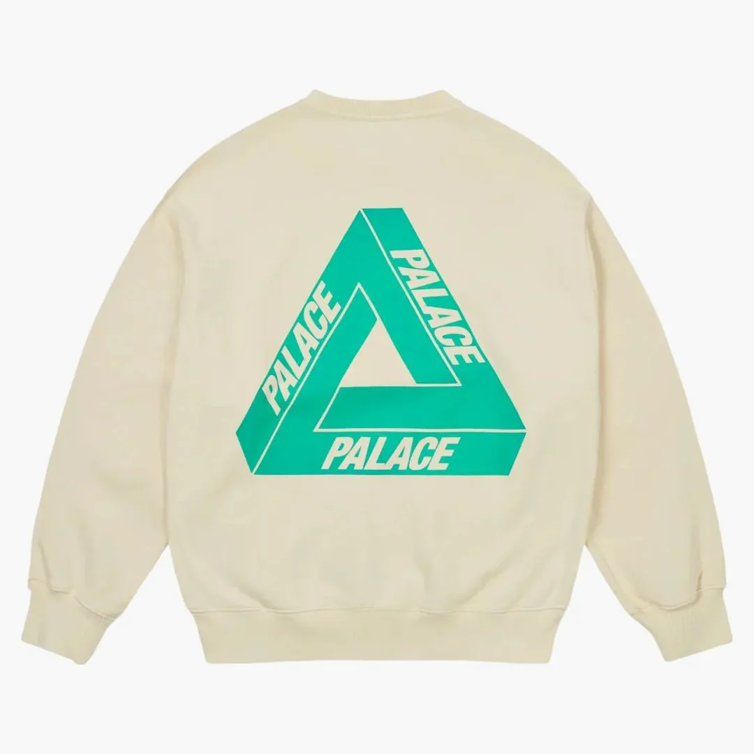 Palace Reacto Tri-ferg Crew White - Image 2