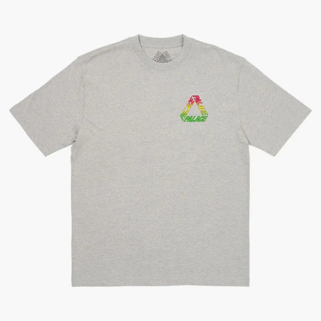 Palace Spectrum P3 T-shirt Grey Marl - Image 2