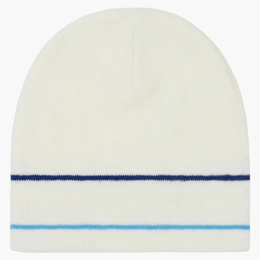 Palace Stripe Nein Cuff Beanie White - Image 2