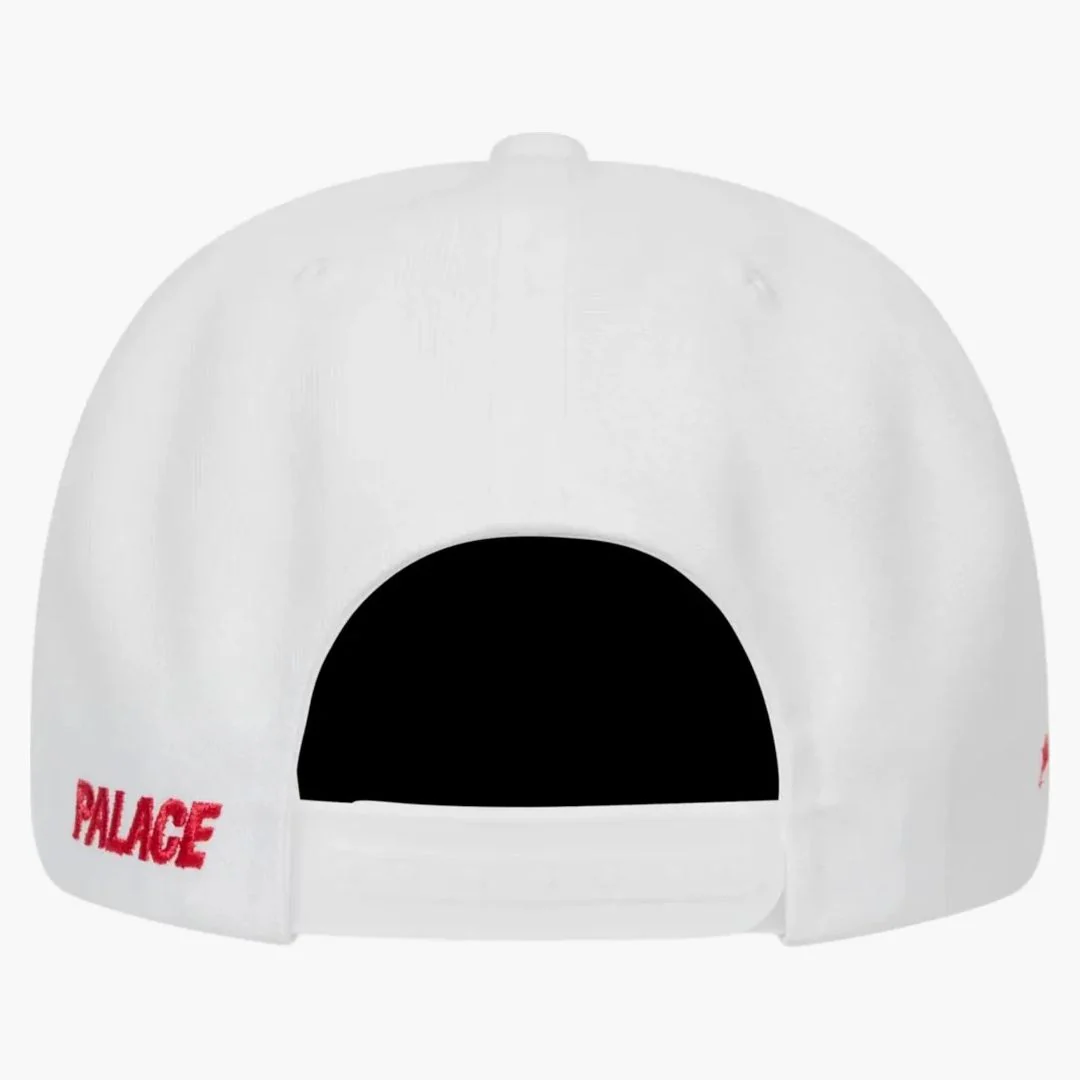 Palace Stronger For Longer Snapback White/red - Image 3