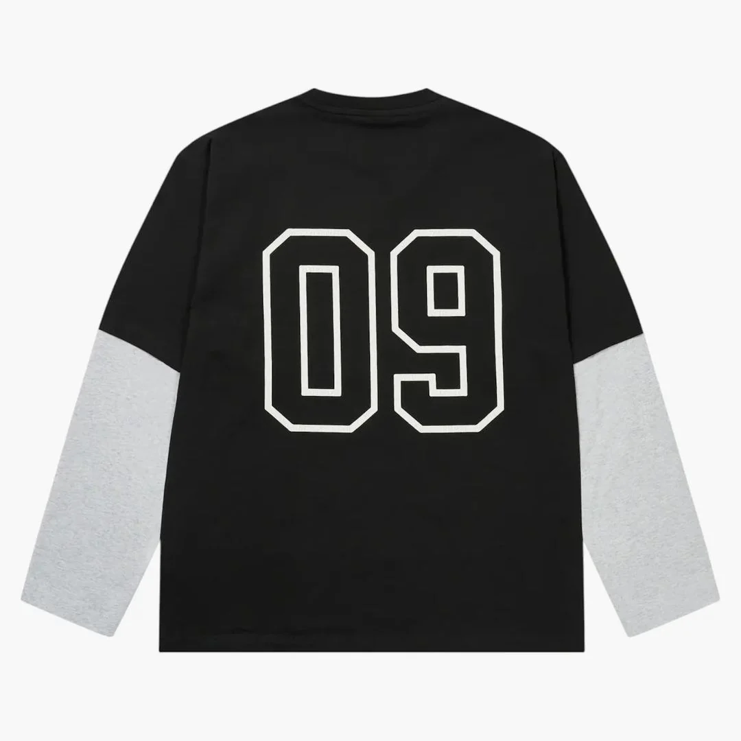 Palace Surprisingly Longsleeve Black/grey Marl - Image 2