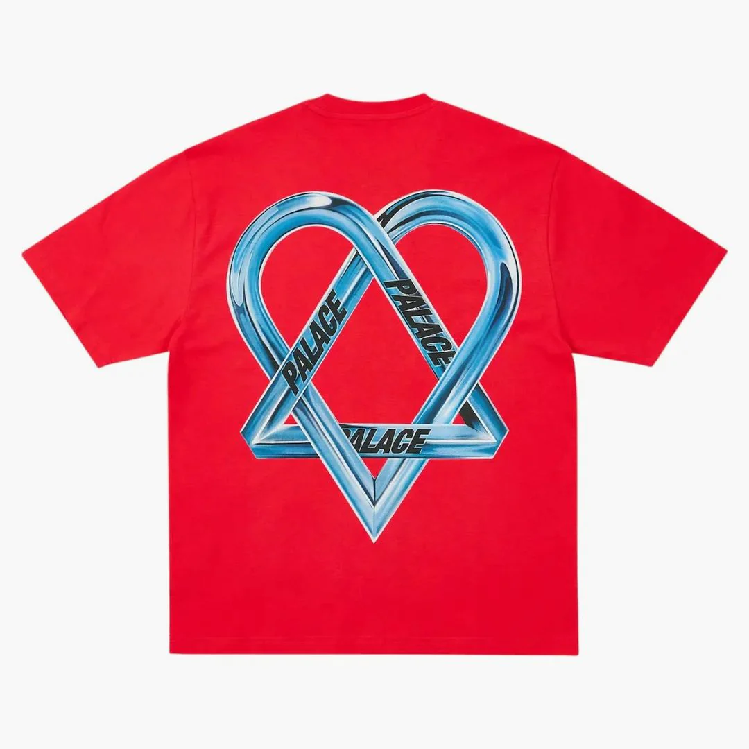 Palace Tri-gram T-shirt Truest Red - Image 2