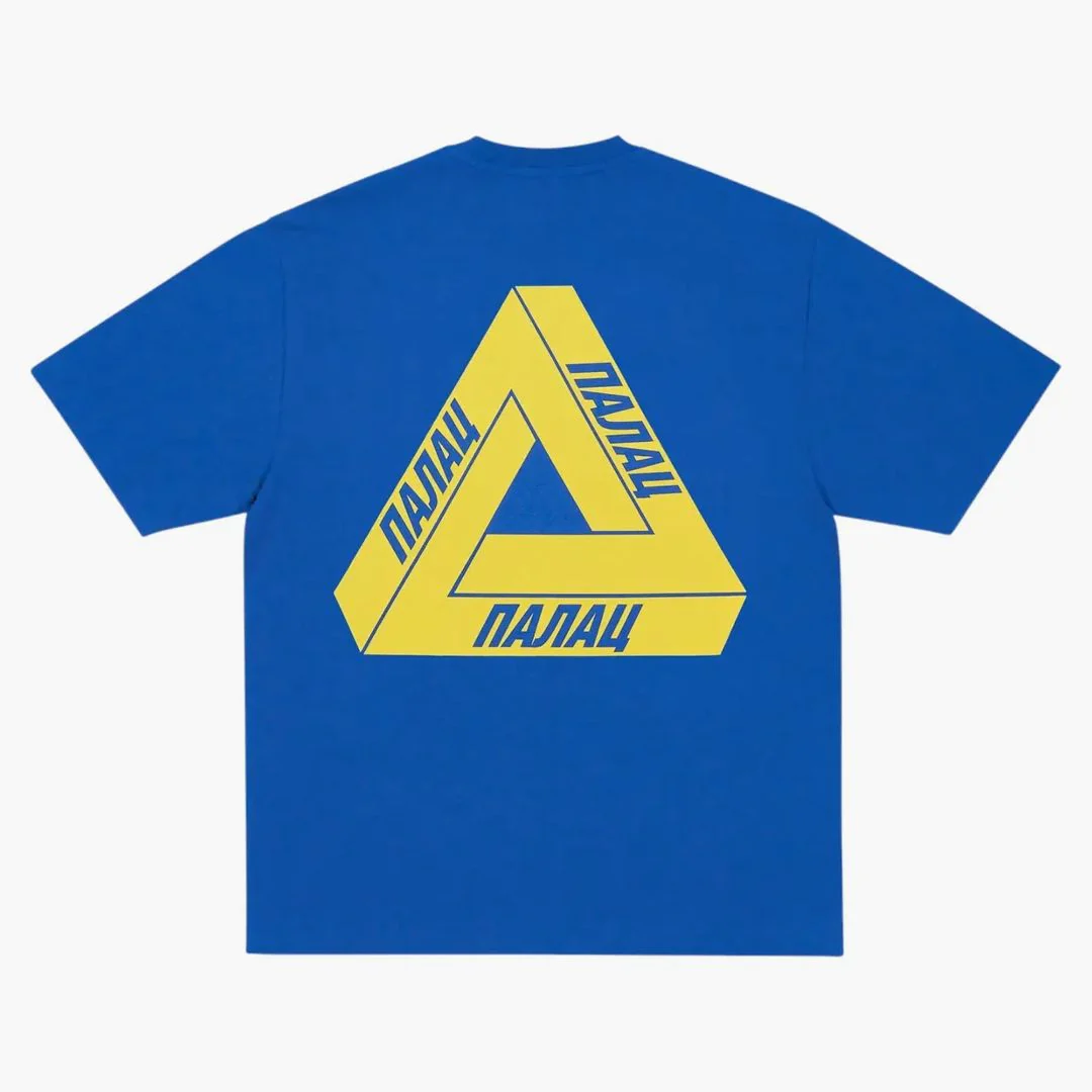 Palace Tri Lingual T-shirt Blue Berry - Image 2