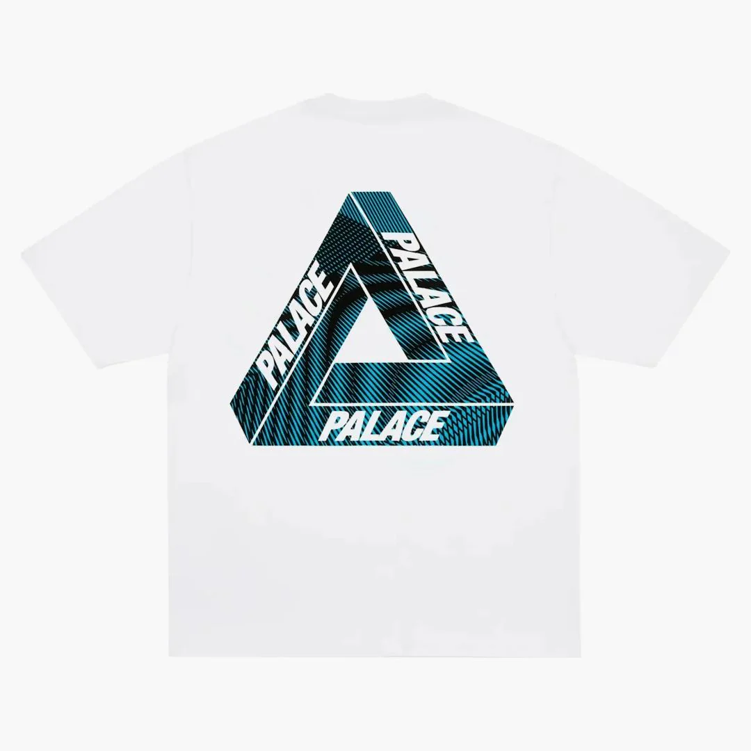 Palace Tri-vex T-shirt White/blue