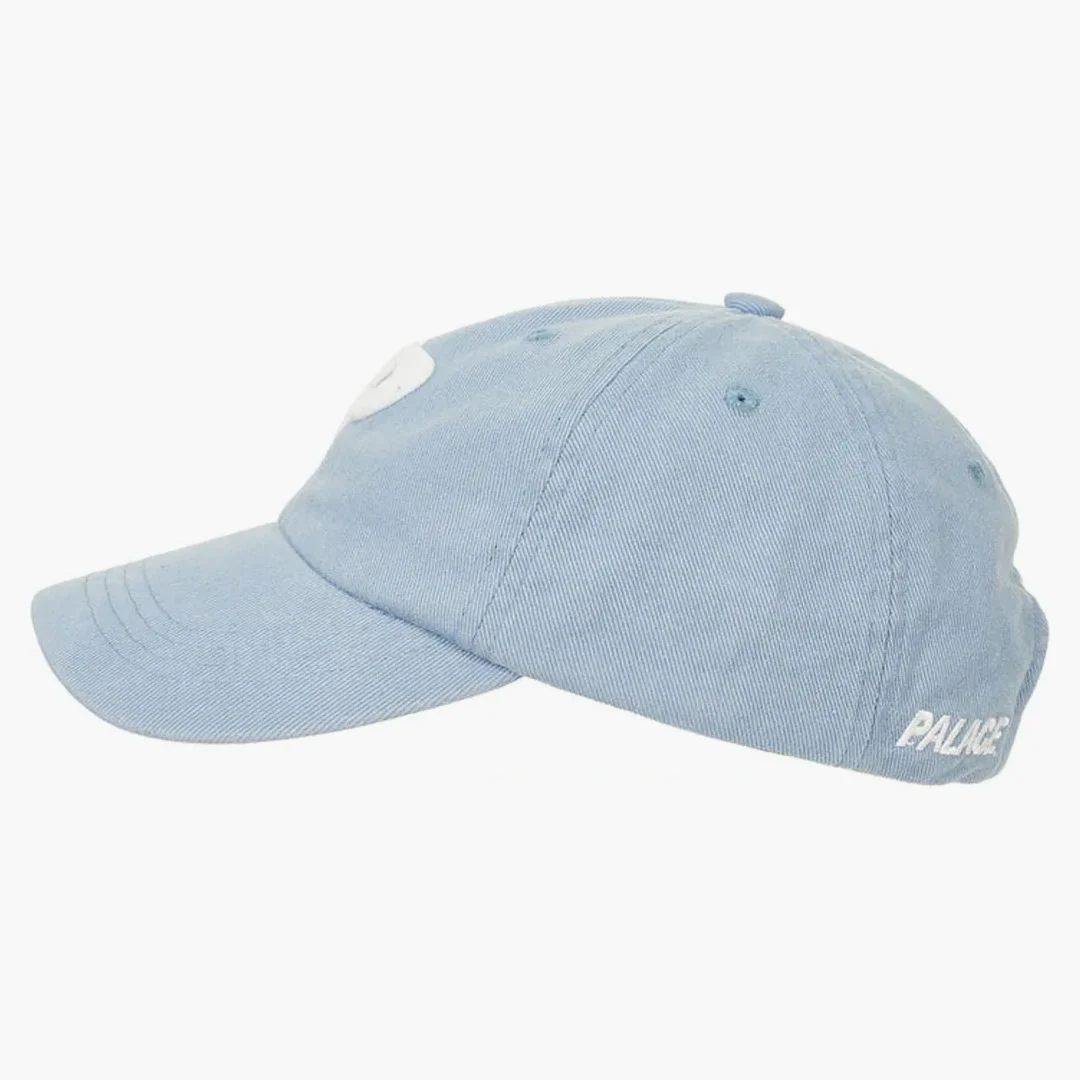 Palace Washed Twill P 6-panel Light Blue - Image 2