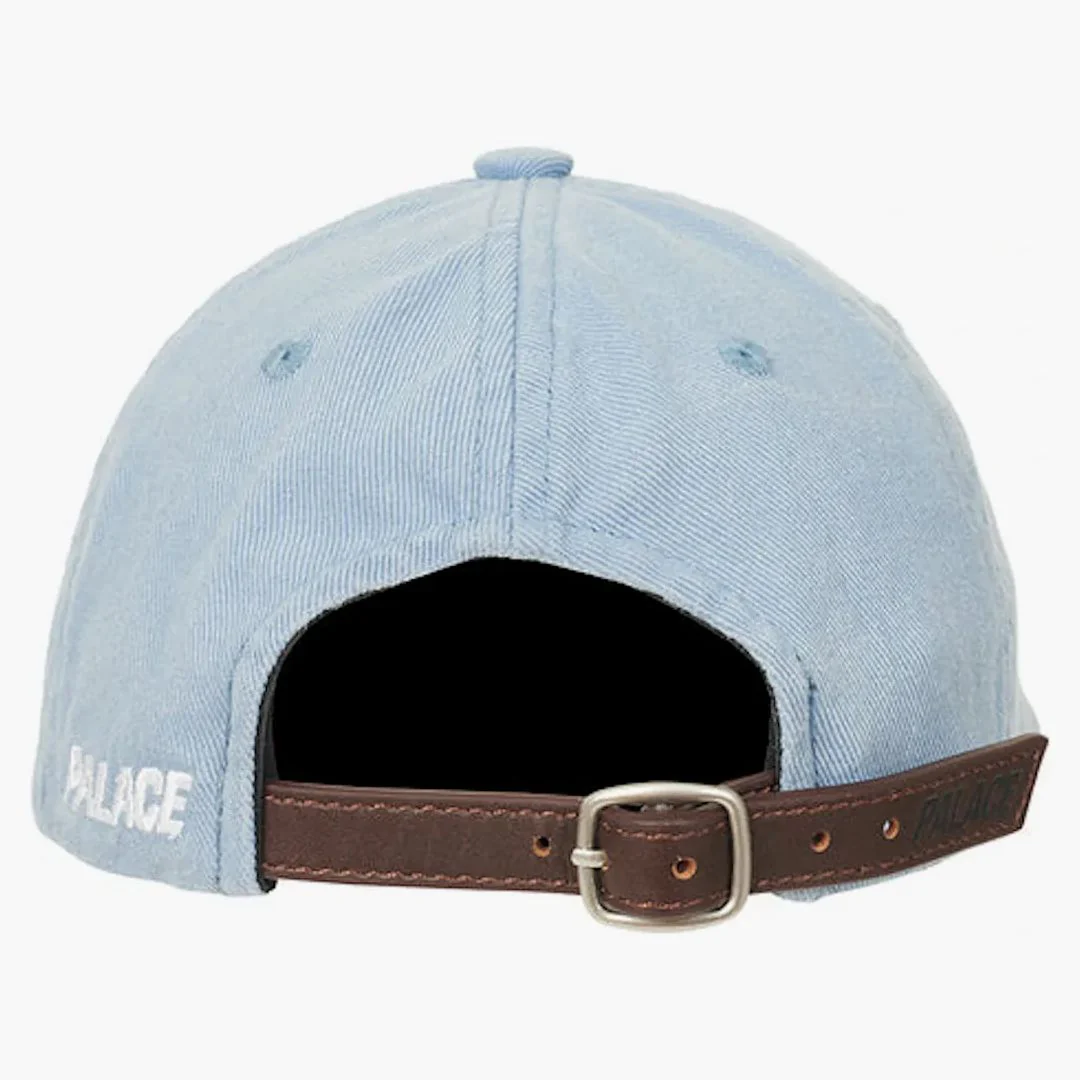 Palace Washed Twill P 6-panel Light Blue - Image 3