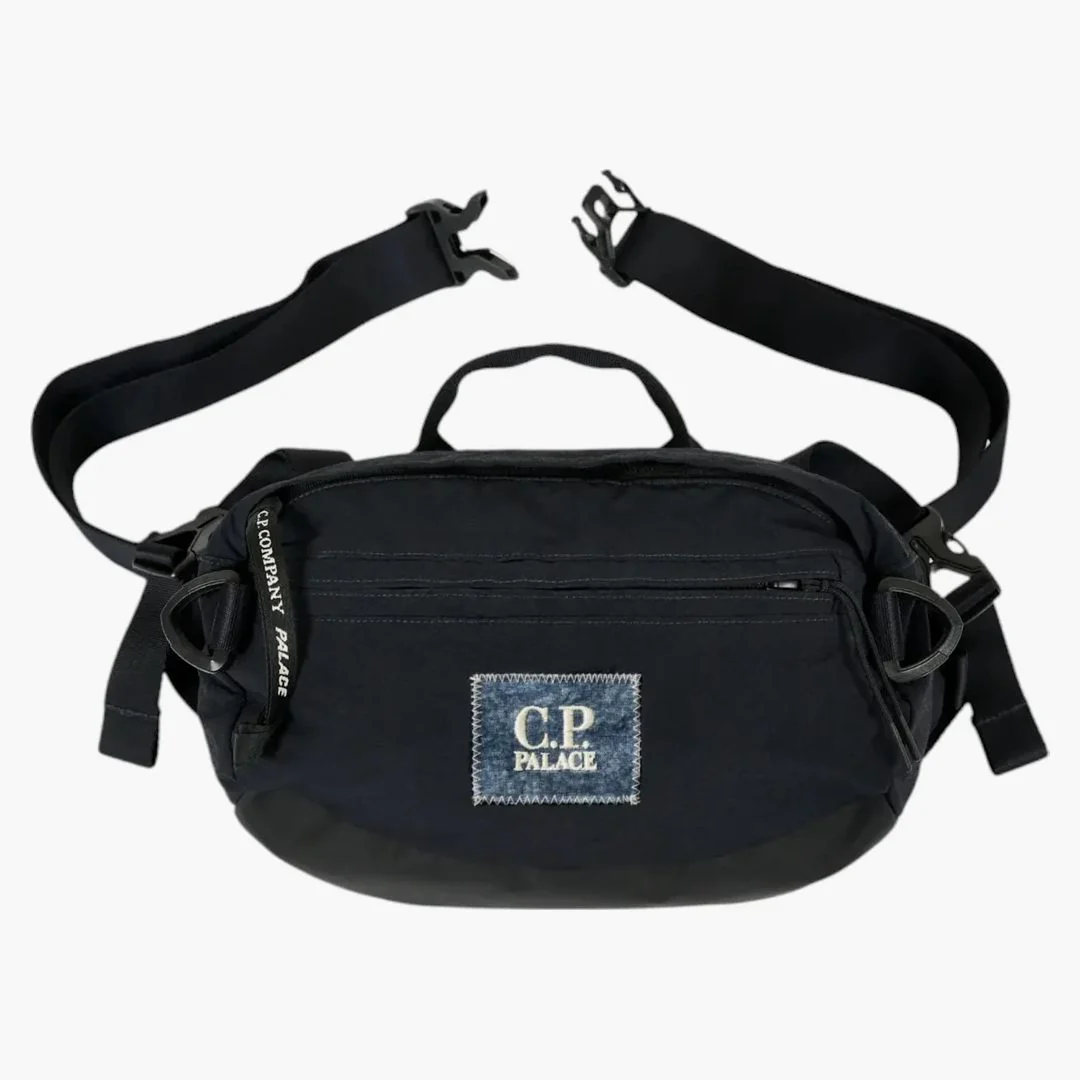 Palace X C.p. Company Plain Paper Touch Shoulder Bag Navy