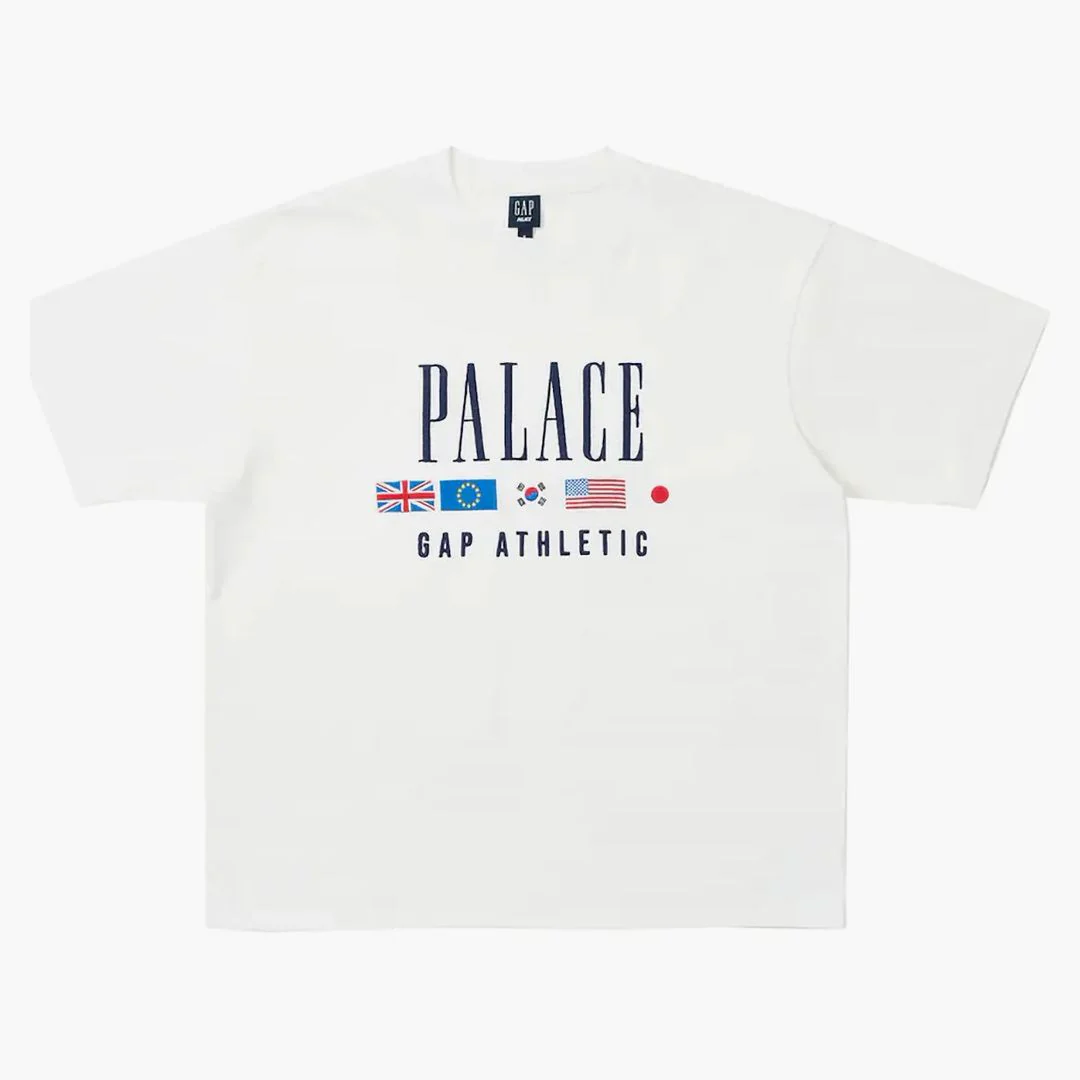 Palace X Gap Heavy Jersey T-shirt White