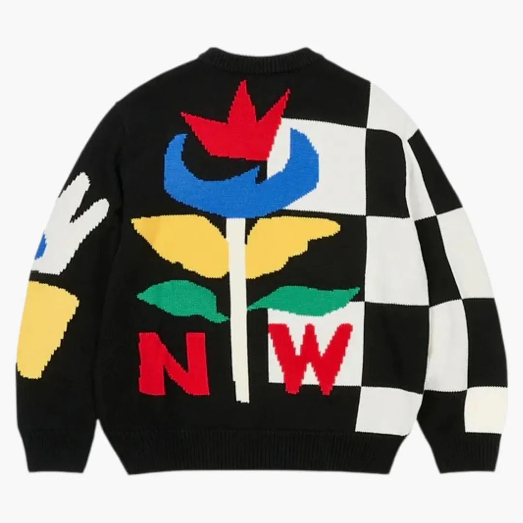 Palace X Jcc+ Knit Crew Black - Image 2
