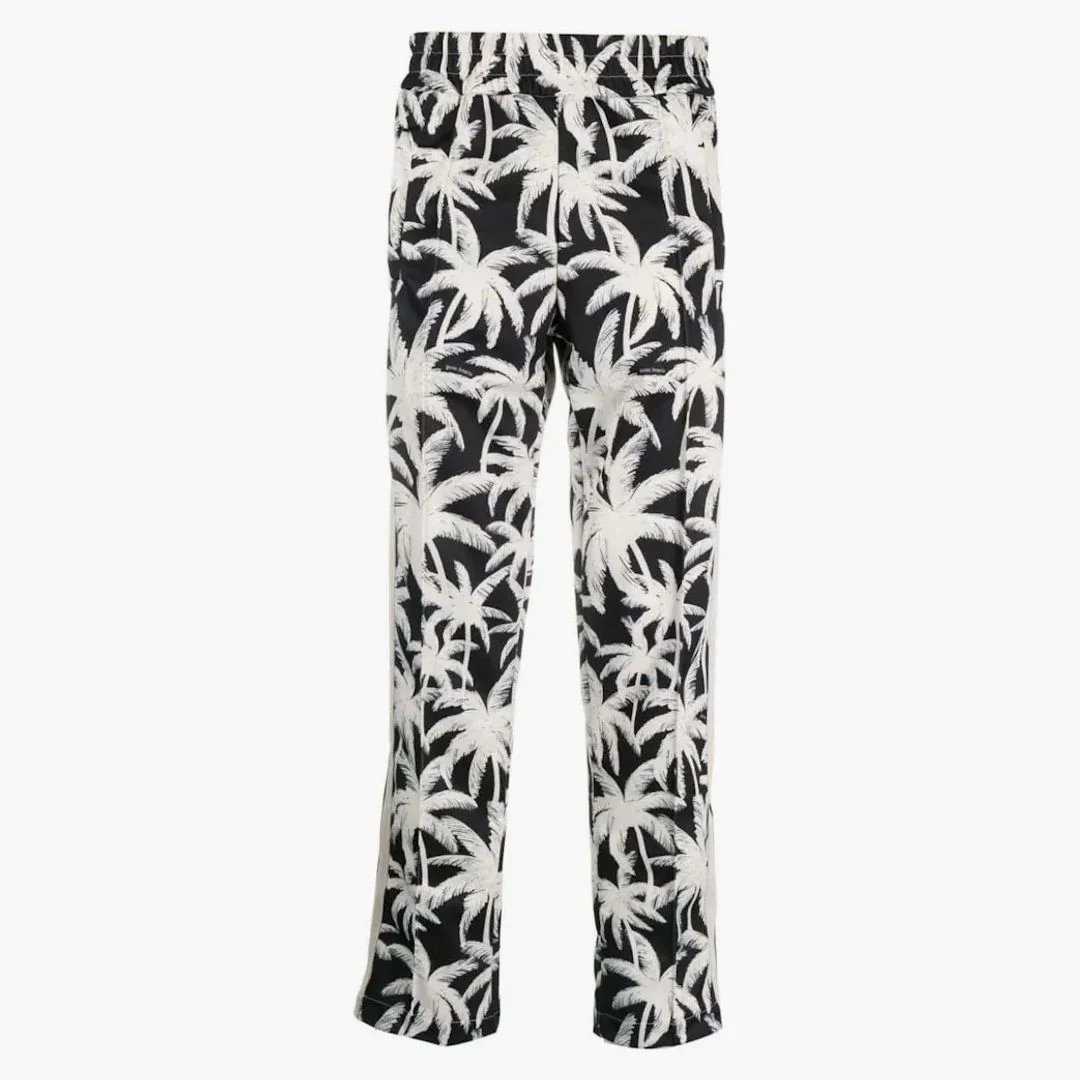Palm Angels All Over Palms Trackpants White/black