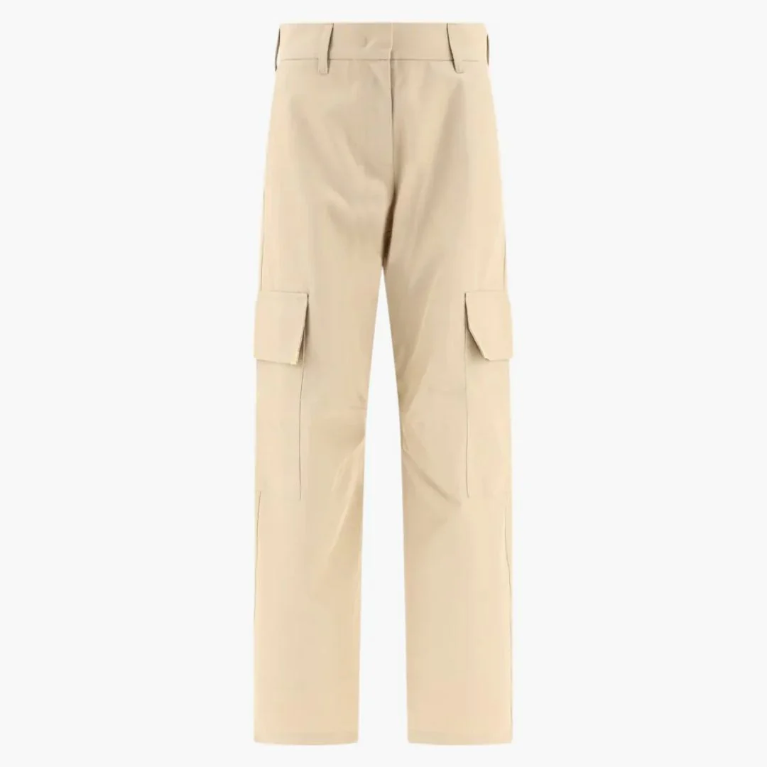Palm Angels Metal Frame Carrot Pants Beige - Image 2