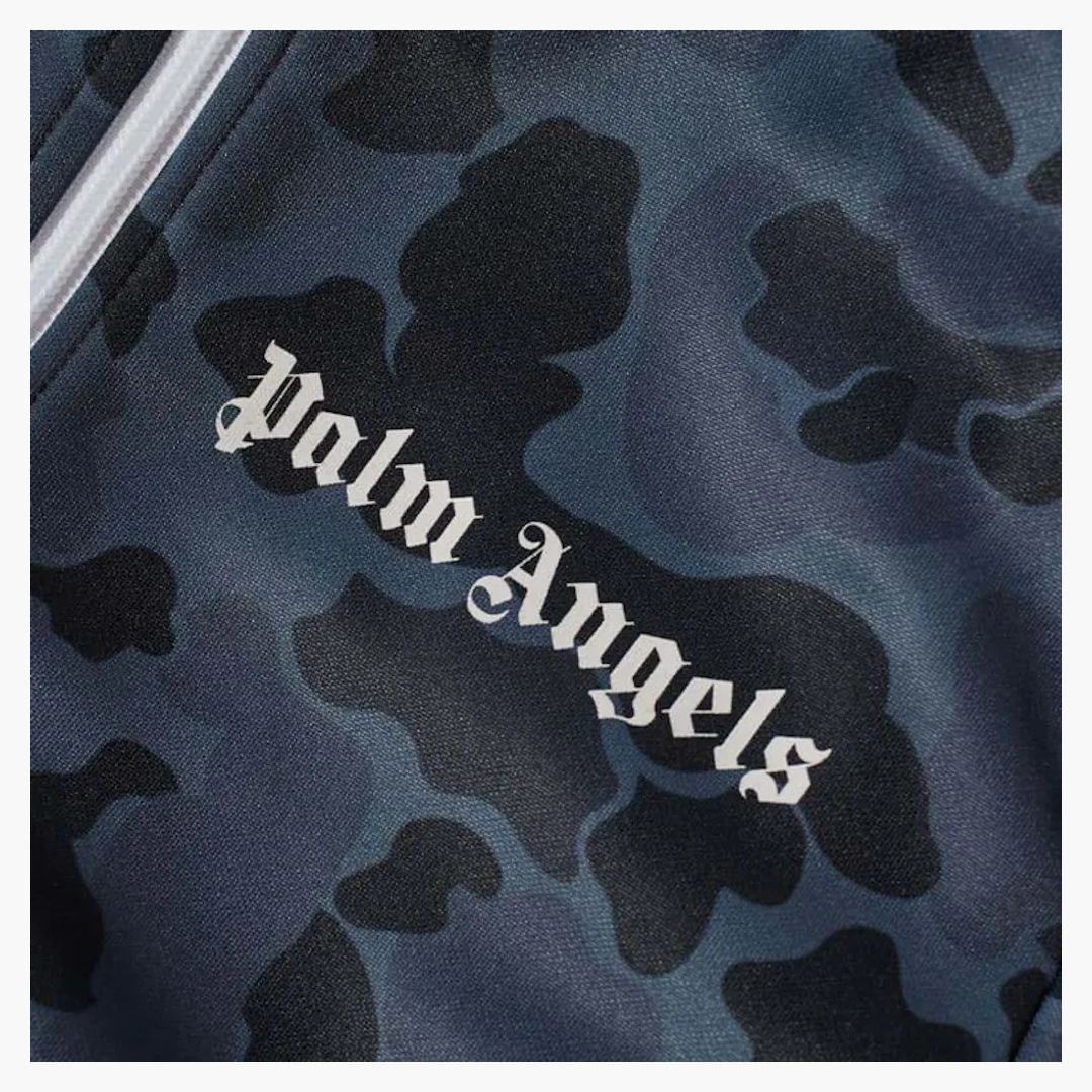 Palm Angels Night Camo Track Jacket Black/white