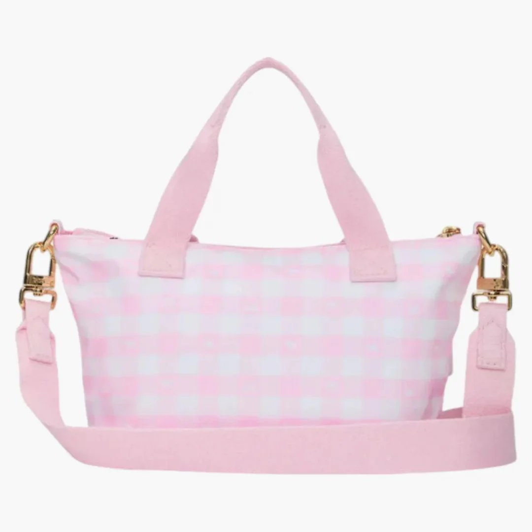 Pink X Loveshackfancy Mini Tote Bag Icon Gingham - Image 2