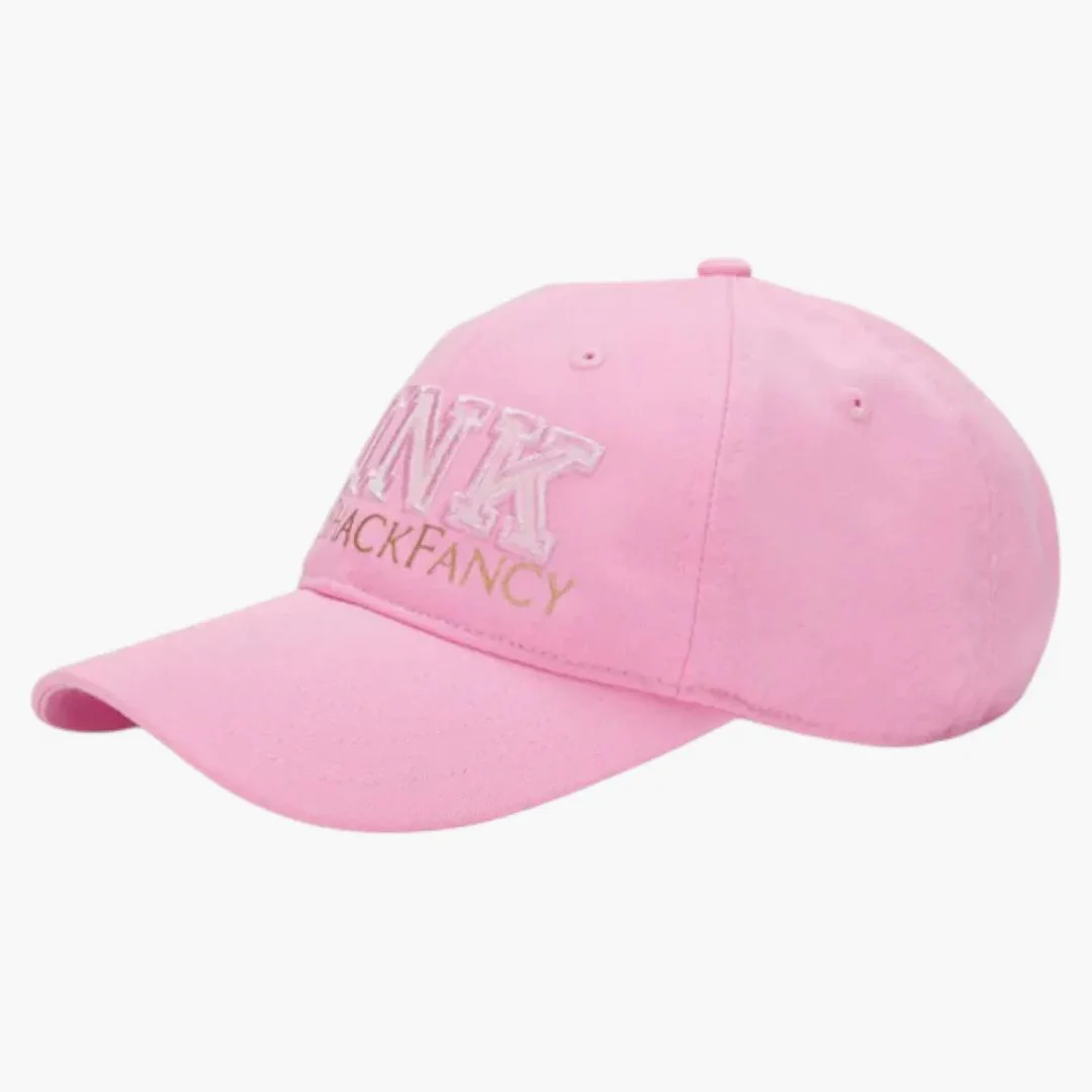 Pink X Loveshackfancy Pink Baseball Hat Pink Lollipop - Image 3