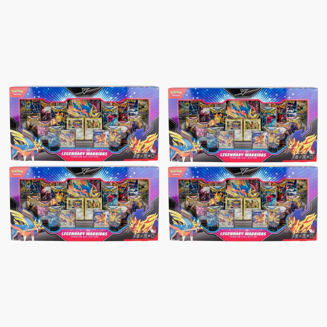 Pokémon Legendary Warriors Premium Collection 4x Lot