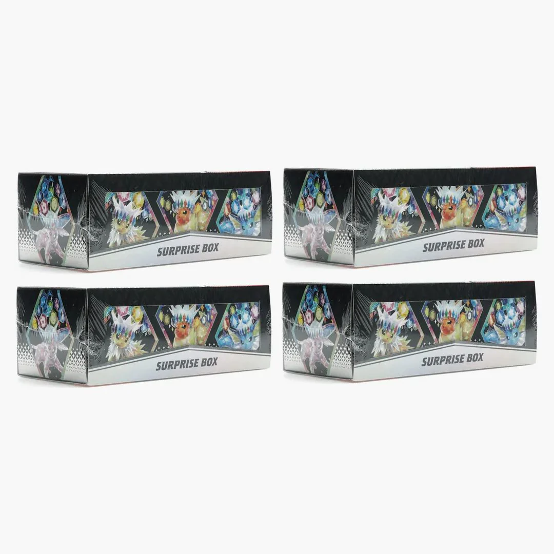 Pokémon Scarlet & Violet Prismatic Evolutions Surprise Box 4x Lot