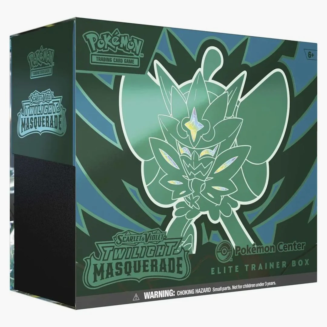 Pokémon Scarlet & Violet Twilight Masquerade Pokemon Center Elite Tainer Box