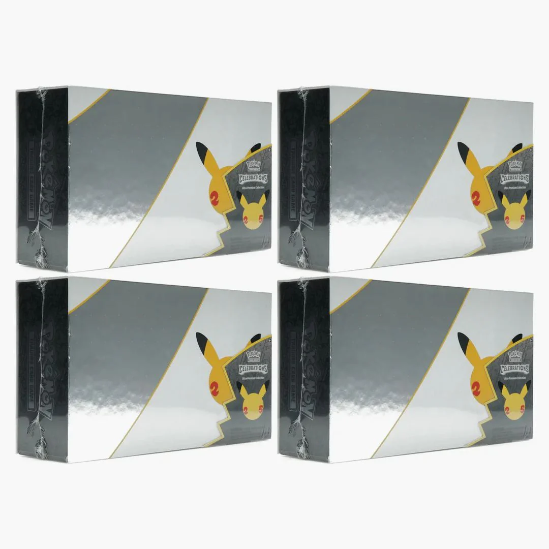 Pokémon Tcg 25th Anniversary Celebrations Ultra-premium Collection Box 4x Lot