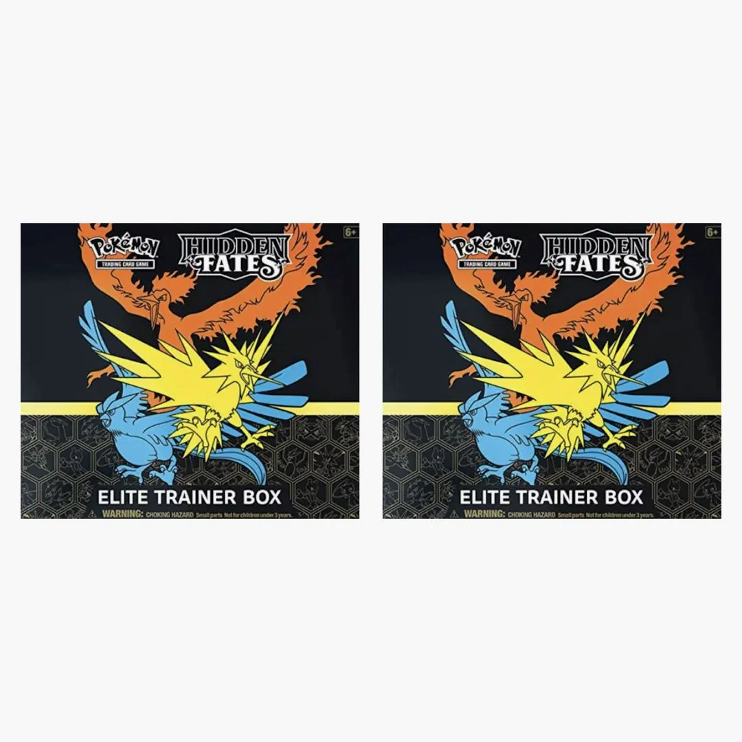 Pokémon Tcg Hidden Fates Elite Trainer Box 2x Lot