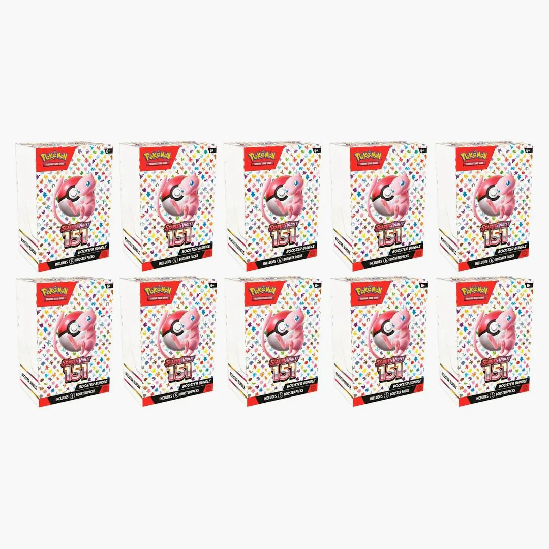 Pokémon Tcg Scarlet & Violet 151 6pk Booster Bundle 10x Lot