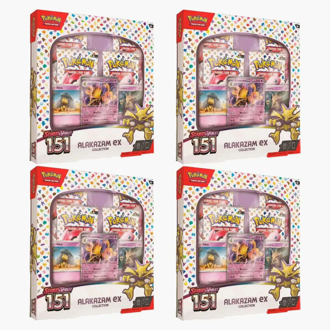 Pokémon Tcg Scarlet & Violet 151 Alakazam Ex Box 4x Lot