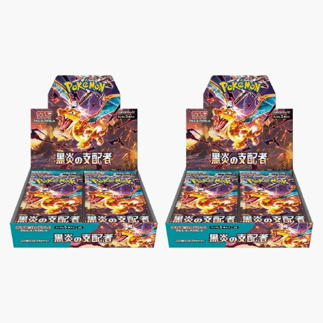 Pokémon Tcg Scarlet & Violet Expansion Pack Ruler Of The Black Flame Booster Box (japanese) 2x Lot