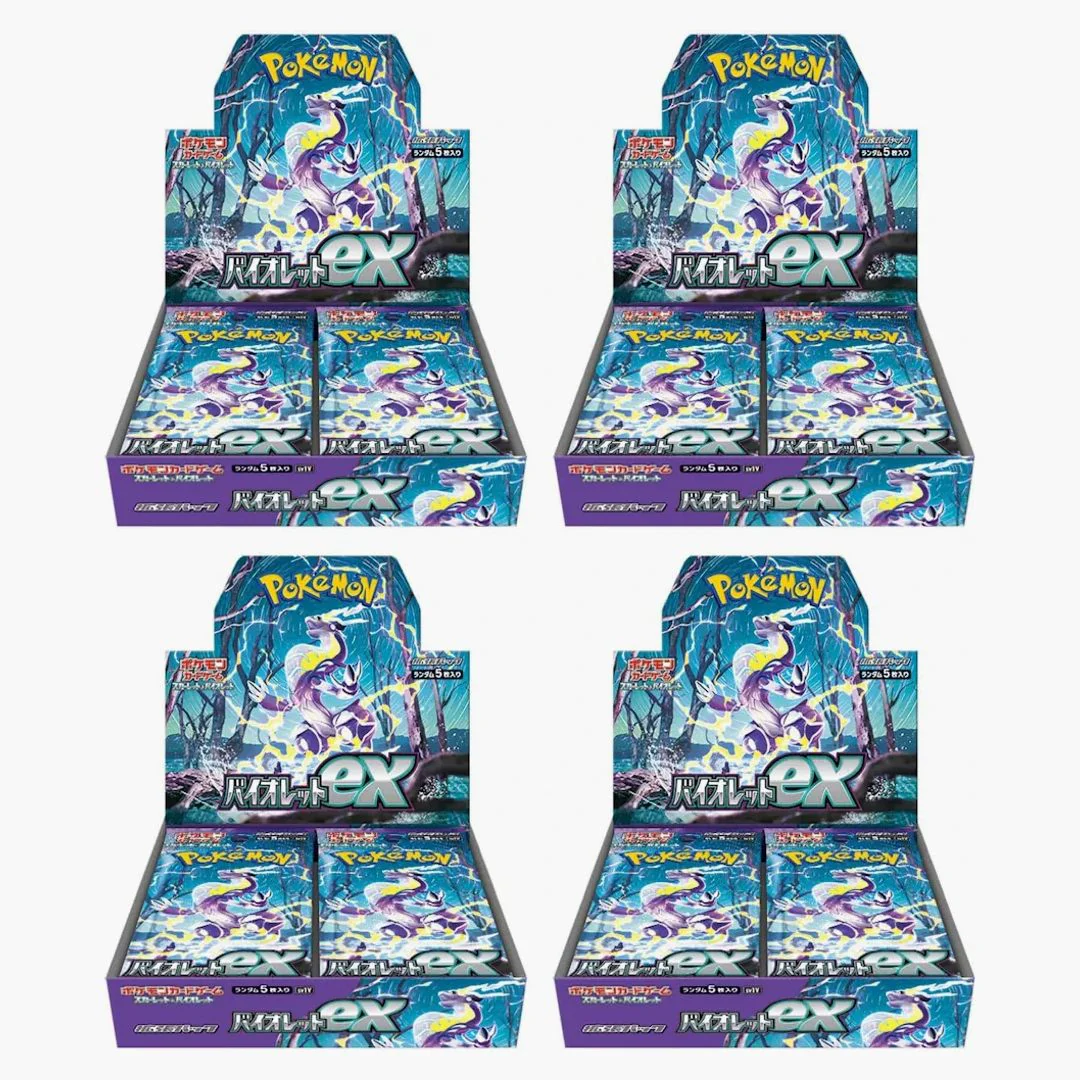 Pokémon Tcg Scarlet & Violet Expansion Pack Violet Ex Box (japanese) 4x Lot