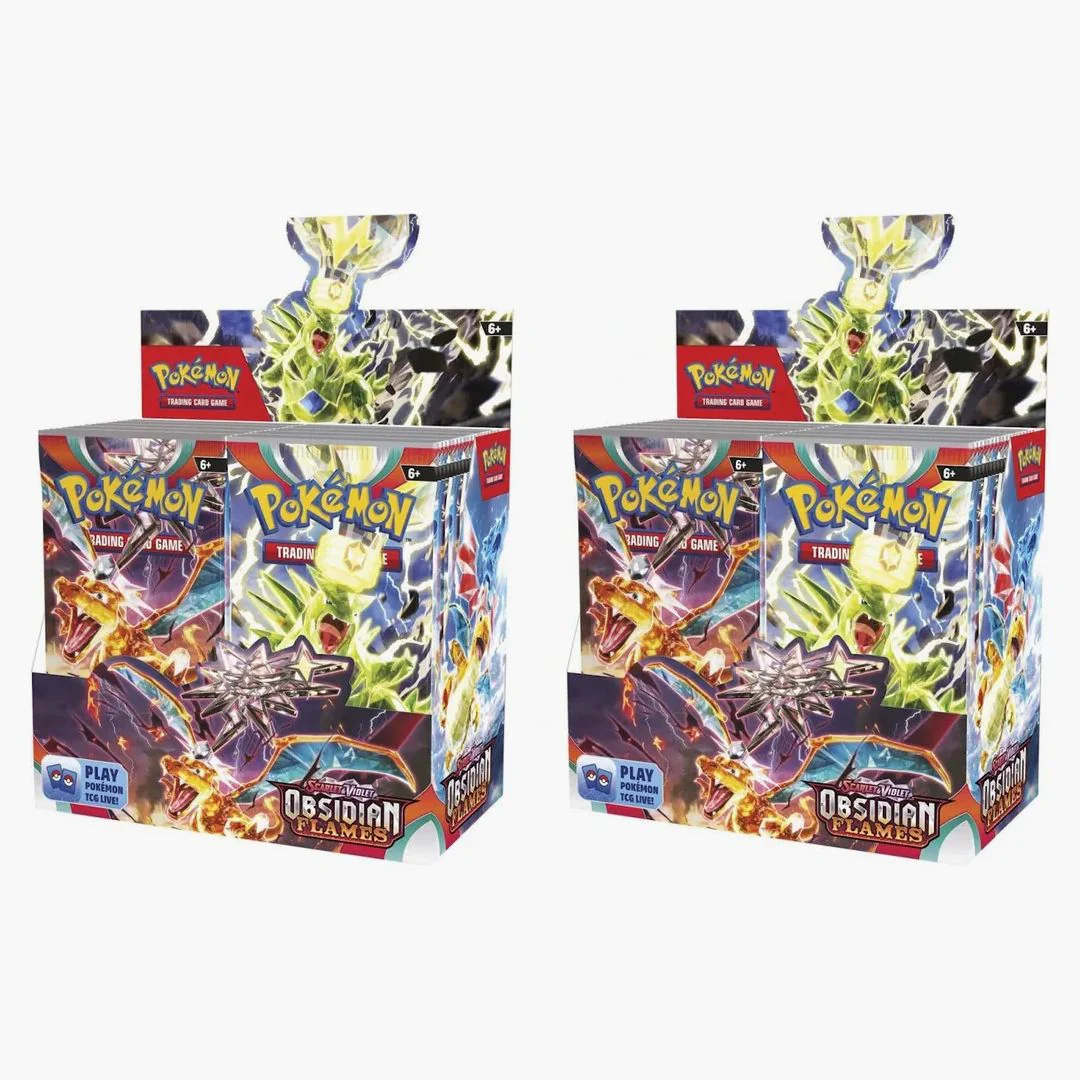 Pokémon Tcg Scarlet & Violet Obsidian Flames Booster Box 2x Lot