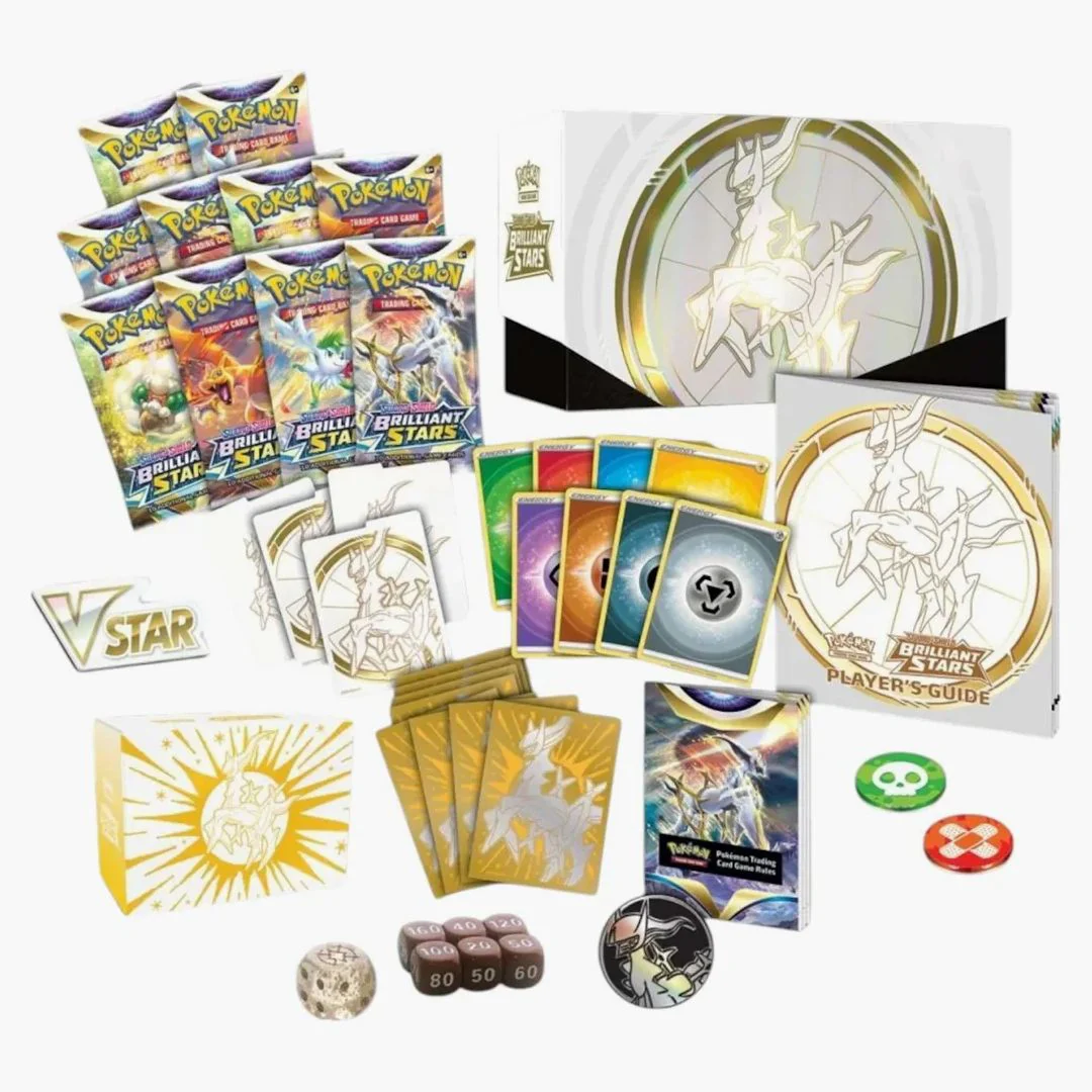 Pokémon Tcg Sword & Shield Brilliant Stars Pokémon Center Elite Trainer Box 4x Lot - Image 2