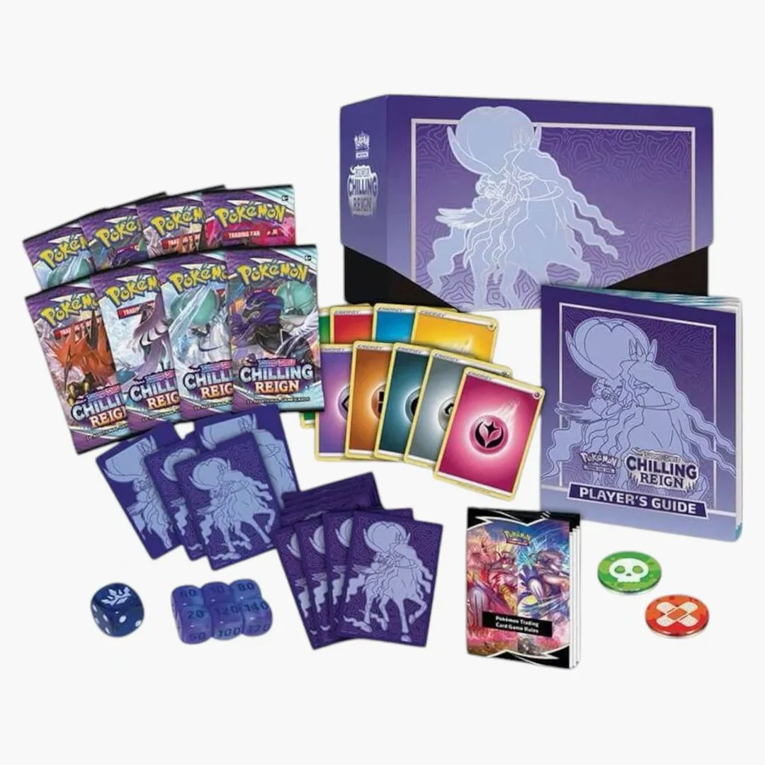 Pokémon Tcg Sword & Shield Chilling Reign Elite Trainer Box (shadow Rider Calyrex) - Image 2