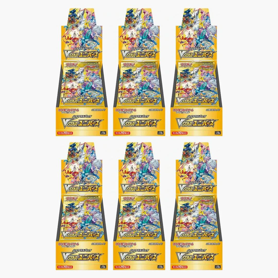 Pokémon Tcg Sword & Shield High Class Pack Vstar Universe Box (japanese) 6x Lot