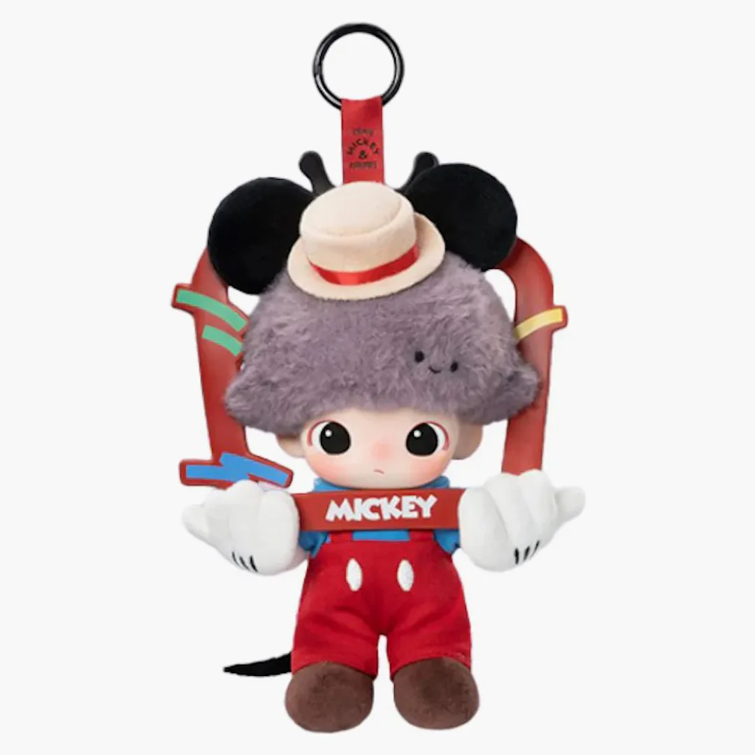 Pop Mart Dimoo World X Disney Series Mickey Tv Show (secret Edition) Vinyl Plush Keychain