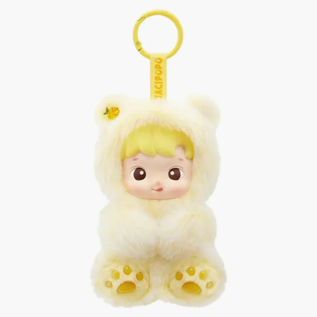 Pop Mart Hacipupu Gummy Bear Series Vinyl Pineapple Flavor Plush Pendant