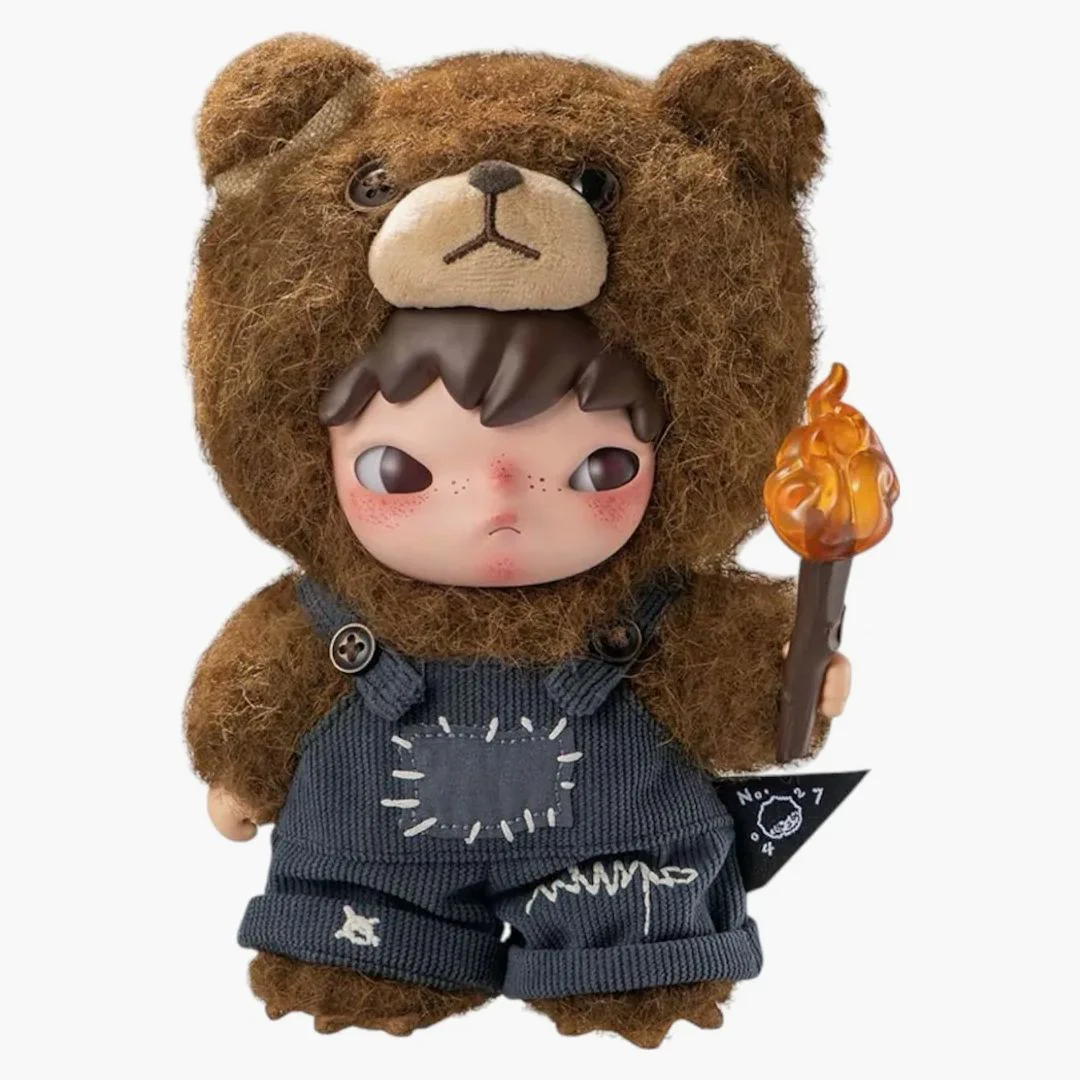 Pop Mart Hirono Living Wild-fight For Joy Plush Doll
