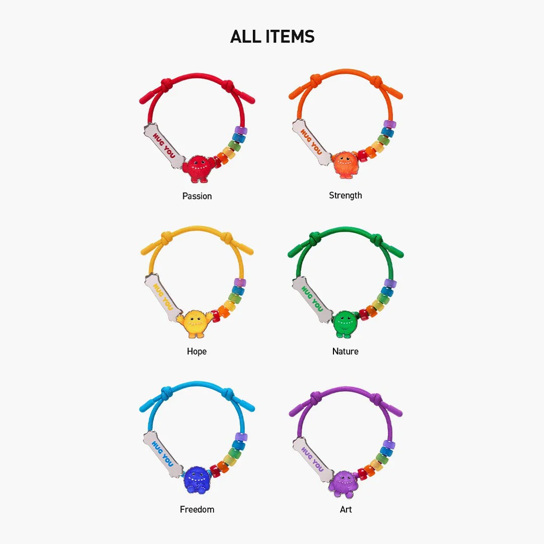 Pop Mart Instinctoy Hug You Series Bracelet Sealed Case (6 Blind Box) - Image 2